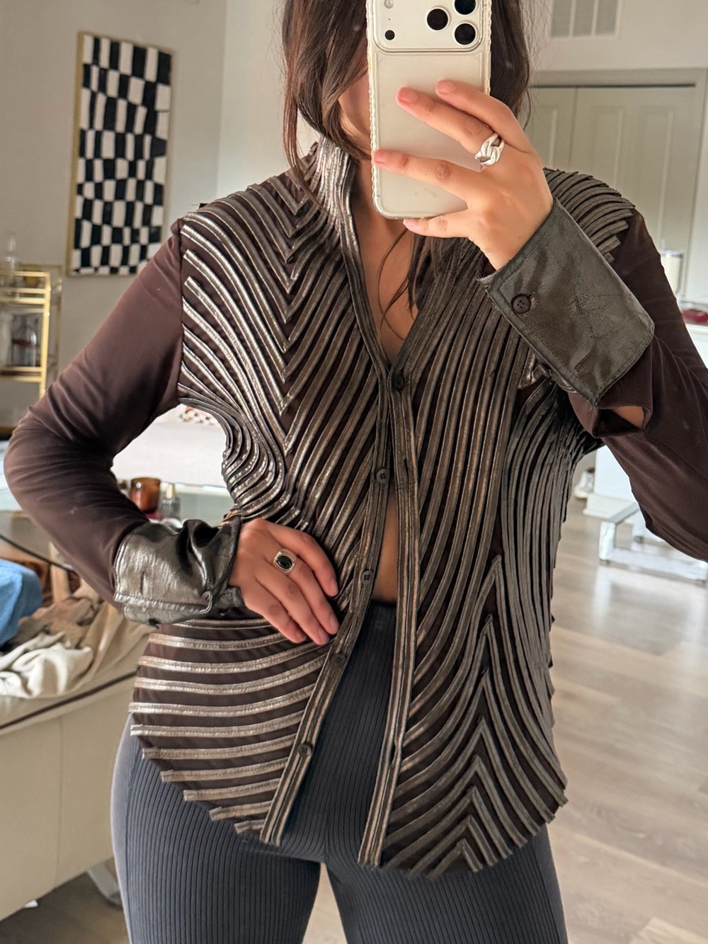 ALEX ROSATI mesh top✨ - Picture 2 of 4